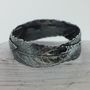 Sterling Silver Three Leaf Band Ring, thumbnail 5 of 7