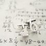 Contemporary Age Personalised Cufflinks, thumbnail 2 of 8
