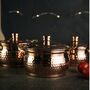 Set Of Three Copper Cooking Pots – 850ml, 500ml And 400ml, thumbnail 2 of 7