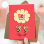 Funny ‘Bee’ My Valentine Card, thumbnail 3 of 5