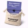 Blue Goldstone Wish Bracelet Ambition Gift, thumbnail 2 of 3