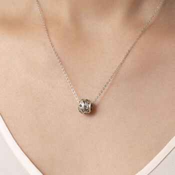 November Birthstone Necklace Sterling Silver Gift For Her, 2 of 5