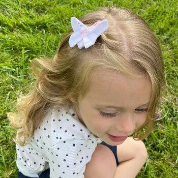 Fabric Butterfly Hair Bands For Little Girls Hair, 10 of 12