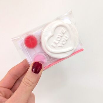 Paint Your Own Valentine Mini Craft Kit I Love You Sweet, 3 of 3