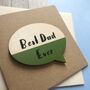 Best Dad/Daddy Ever Magnet Birthday/Father's Day Card, thumbnail 6 of 6