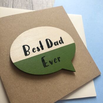 Best Dad/Daddy Ever Magnet Birthday/Father's Day Card, 6 of 6