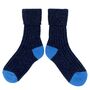 Recycled Silk And Lambswool Blend Cosy Ribbed Socks, thumbnail 7 of 12