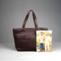 Leather Hand Woven Leather Bag Oversize, thumbnail 8 of 12