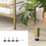 Console Table Coffee Table Tempered Glass Shelves, thumbnail 7 of 12