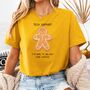 Tech Support Gingerbread T Shirt – “I’m Here To Del/Eat Your Cookies” Geek Tee, thumbnail 1 of 3