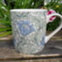 Jumbo Mug In William Morris Anemone Design, thumbnail 1 of 7