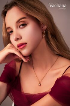 Red Pomegranate Pendant Necklace, 9 of 9
