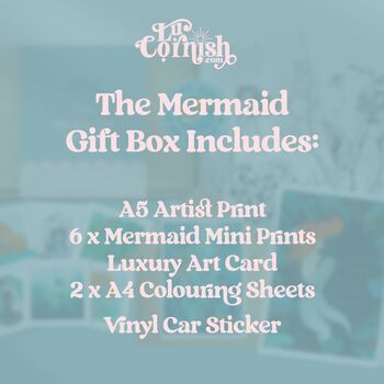 Personalised Mermaid Letterbox Gift Set, 3 of 9