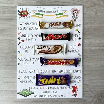 Personalised Children's Chocolate Board, 3 of 10