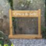 Portable Oak Engraved Sign, thumbnail 2 of 10