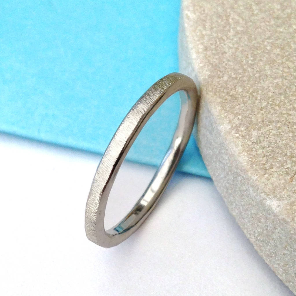 Sterling Silver Texture Ring, 1 of 8