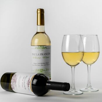 Personalised Rosé Wine Bottle With Any Name And Message, 2 of 4
