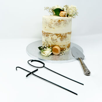 Personalised Number Wire Cake Topper, 2 of 6