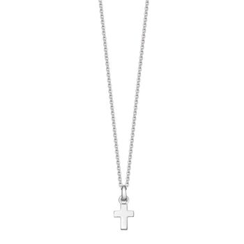 Sterling Silver Childs Christening Cross Necklace, 3 of 4