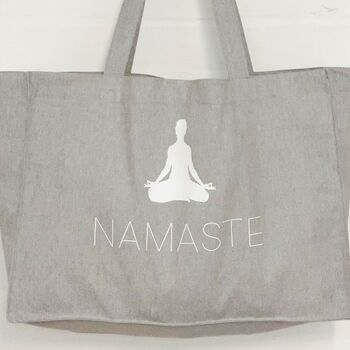 Personalised Namaste Yoga Bag, 3 of 5