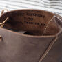 Handmade Recycled Personalised Men's Leather Boots, thumbnail 2 of 6