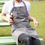 Personalised 'Head BBQ Chef' Grey Apron, thumbnail 2 of 4