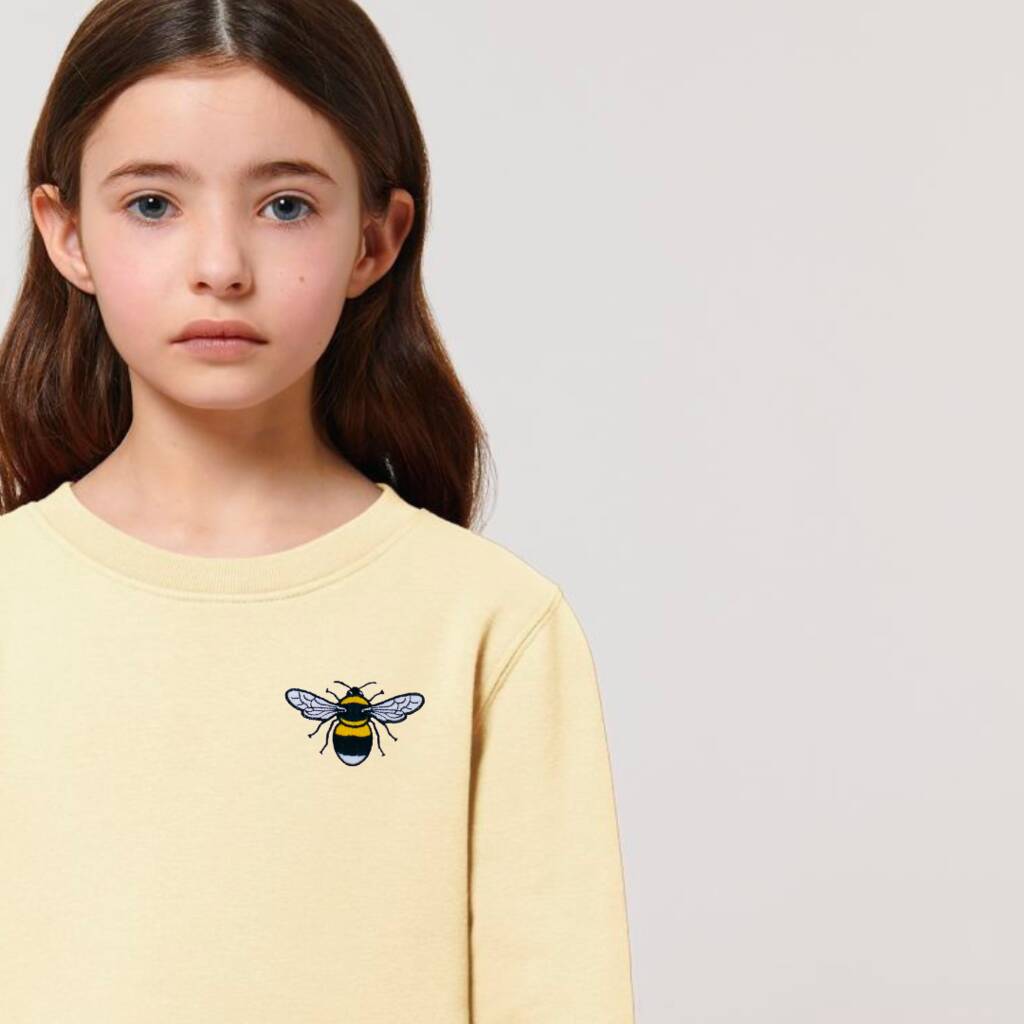 Childrens Organic Cotton Bee Sweatshirt, 1 of 12