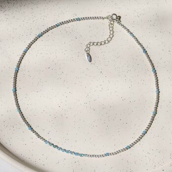 Apatite Gemstone Beaded Necklace, 3 of 7