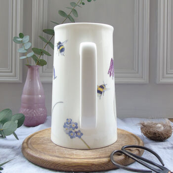 Bluebell And Bees Fine Bone China Farmhouse Jug, 3 of 9