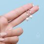 Sterling Silver Genuine Freshwater Pearl Drop Earrings, thumbnail 2 of 7