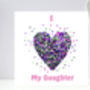 Butterfly I Love Our Daughter Card/ We Love, thumbnail 5 of 6