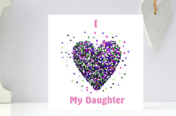 Butterfly I Love Our Daughter Card/ We Love, 5 of 6