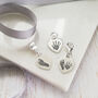 Personalised Heart Charm With Prints, thumbnail 1 of 6