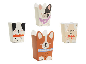 Puppy Party Popcorn Boxes X Six, 2 of 3