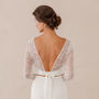 Lace Cover Up With Silk Tie Up Sash, thumbnail 2 of 7