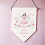 Personalised Fairy Princess Wall Art Banner, thumbnail 1 of 4