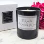 Personalised Candle Marble Script Design, thumbnail 1 of 6