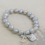 Initial Classic Pearl Lily Bracelet, thumbnail 3 of 4