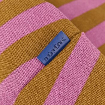 Bliss Kids Long Beanbag Pink Curry Stripes, 3 of 4