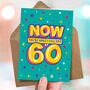 Funny 60th Epic Milestone Birthday Card, thumbnail 3 of 4