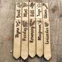 Wooden Herb Markers, thumbnail 1 of 4