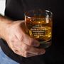 Personalised Engraved Funny Whiskey Tumbler Gift For Dad, thumbnail 2 of 6