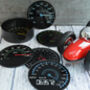 Set Of Six Car Speedometer Coasters, thumbnail 3 of 5