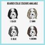 Bearded Collie Dog Breed ID Tag, thumbnail 3 of 5