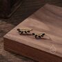 Black Cz Cluster Crawler Earrings, thumbnail 8 of 11