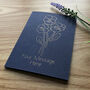Personalised Violet February Birth Flower Card, thumbnail 5 of 8