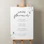 Botanical Wedding Guest Book Sign 'Laura', thumbnail 7 of 9
