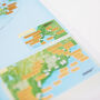 Personalised Scratch Off Spain And Portugal Golf Print, thumbnail 6 of 10