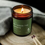 Aftershave Scented Soy Candle, thumbnail 4 of 5