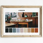 Rheidol Rooms Cafe, London, Colour Palette Print, thumbnail 3 of 3